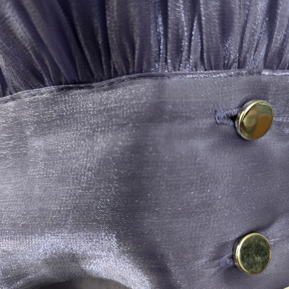 Alfani Purple Sheer Blouse - Picture 5 of 5
